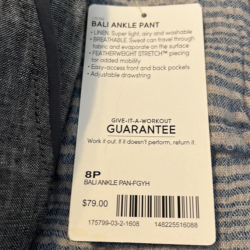 Athleta NWT Bali ankle pants - Picture 11 of 11